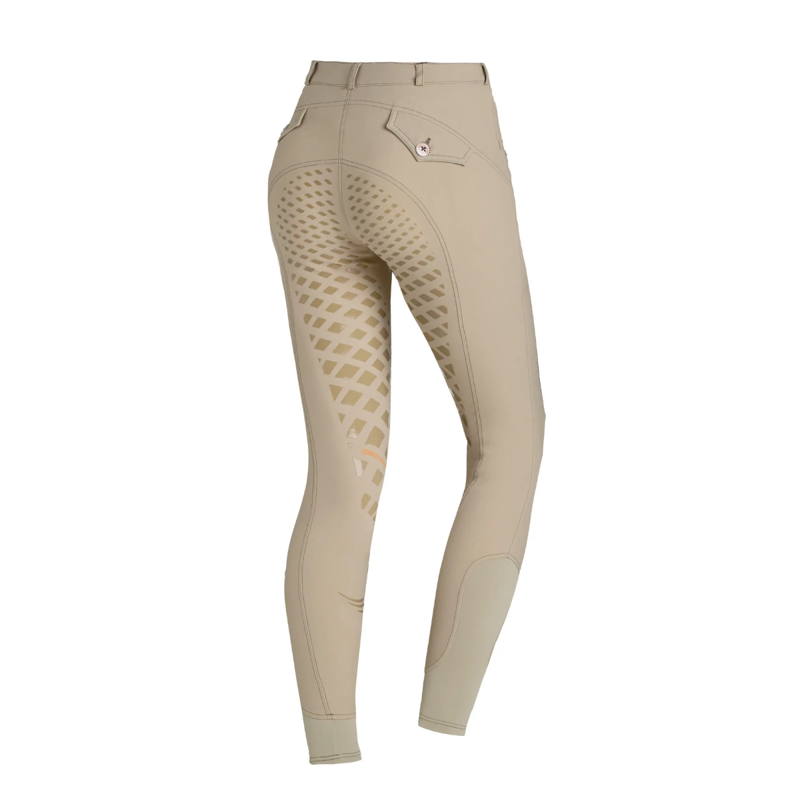 Schockemohle Carina Grip Full Seat Ladies Breeches - Tan-1